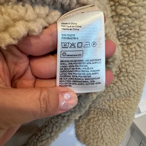 H&M Tan Teddy Jacket - Picture 5 of 8